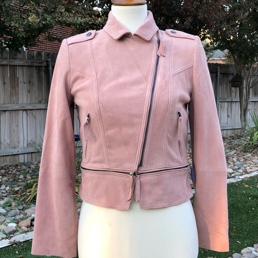 White House Black Market Suede Jacket
